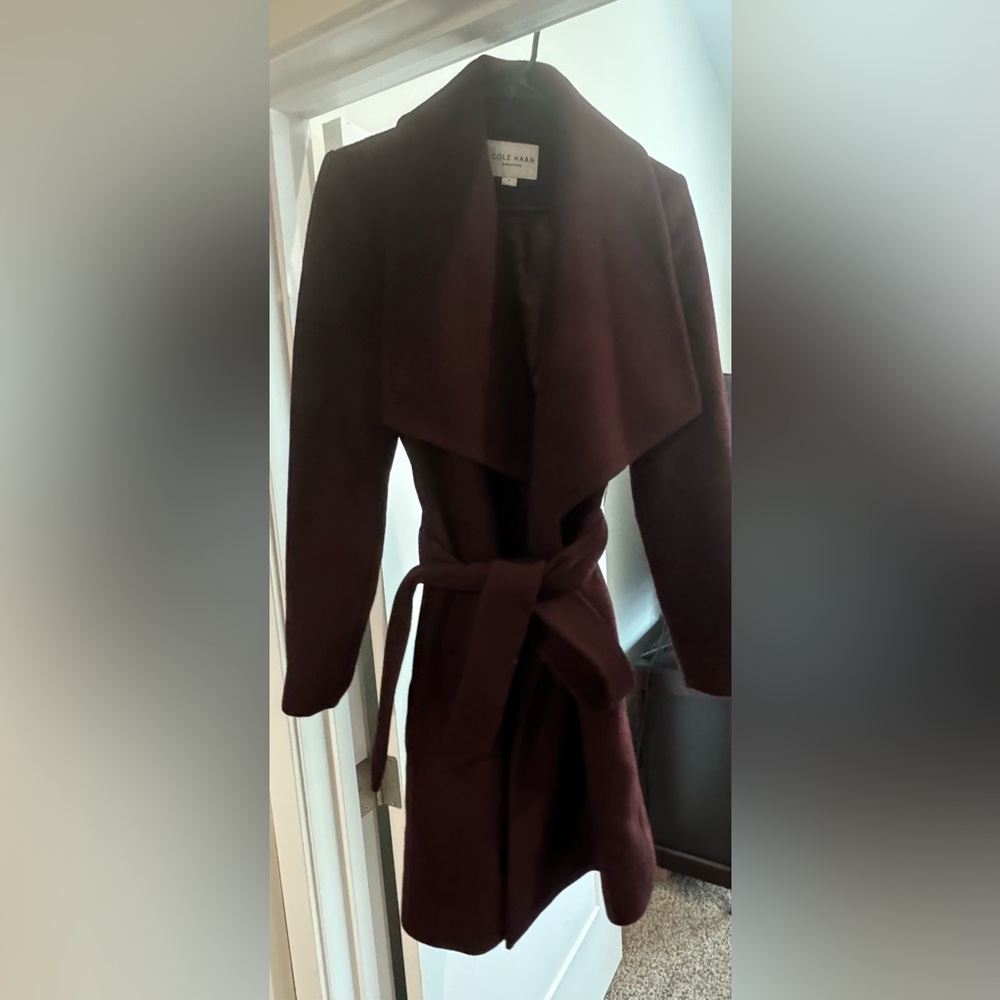 Cole Haan peacoat.